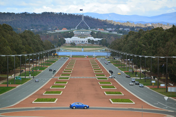 Mitchell Giurgola and Thorp, Romaldo Giurgola, Richard Thorp, Parliament House, Canberra, Australia